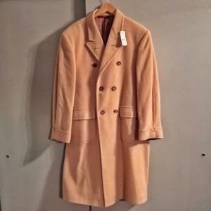 Brooks Brothers Coat Camel Hair Large Men's
